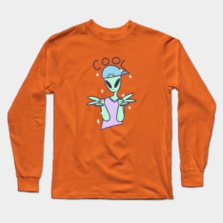 COOL ALIEN Long Sleeve T-Shirt